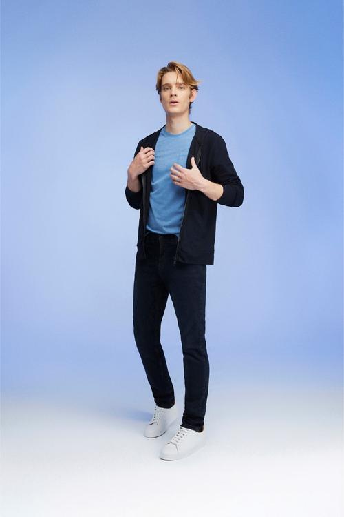  KAPÜŞONLU FERMUARLI PAMUK SWEATSHIRT