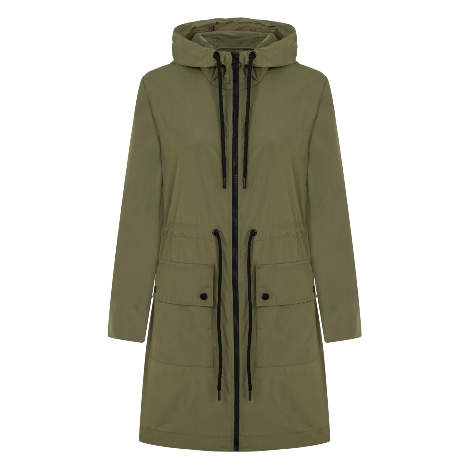 KAPÜŞONLU UZUN YAĞMURLUK