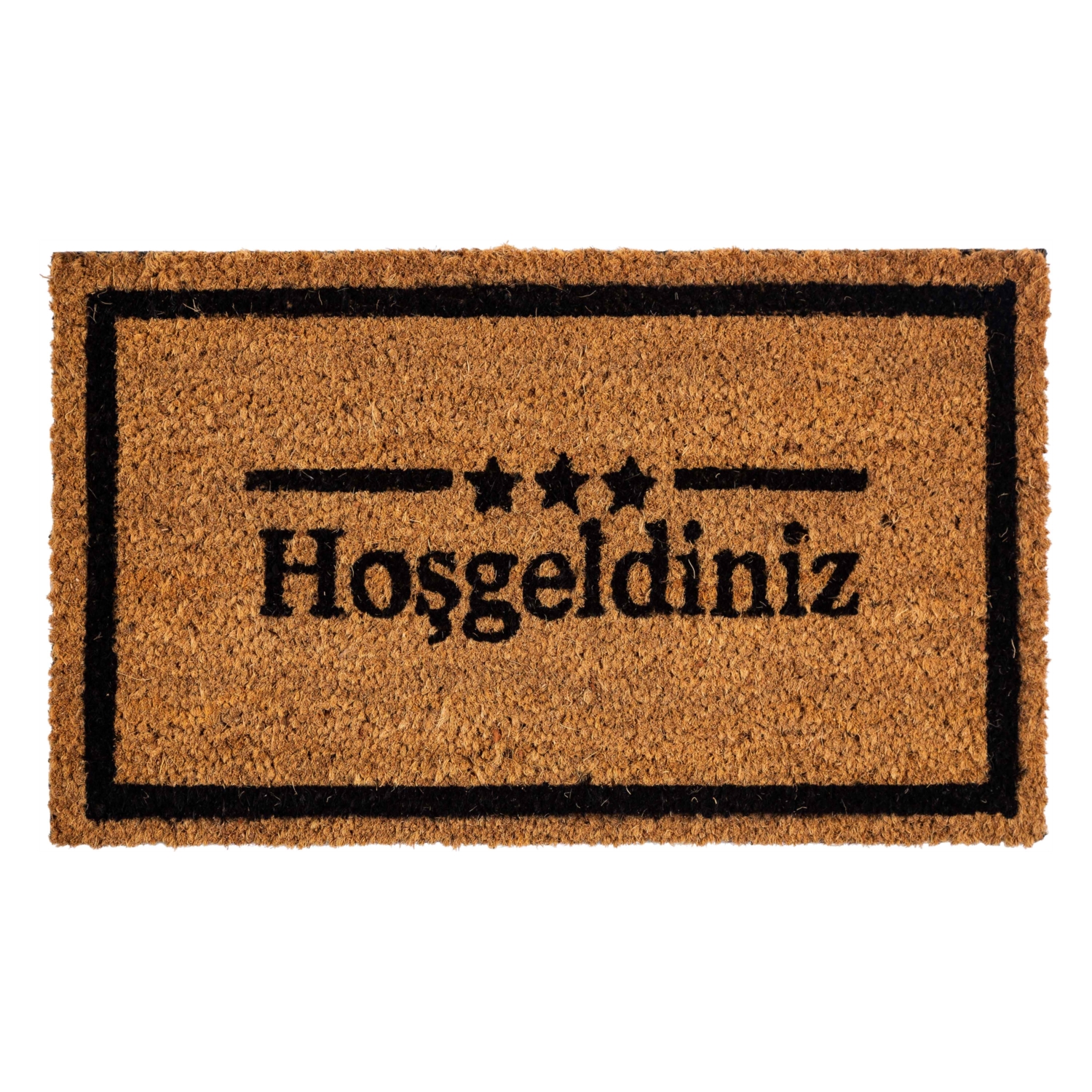 WELCOME BLACK LINE KAPI ÖNÜ PASPASI 33X55CM