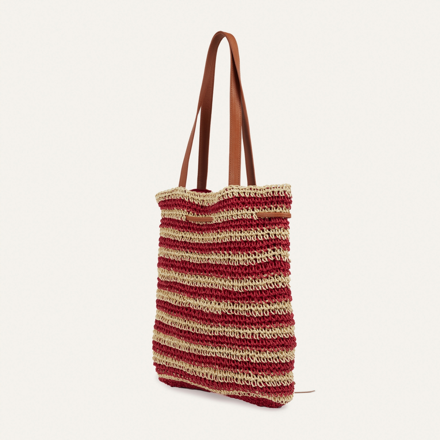 PÜSKÜL DETAYLI HASIR OMUZ ÇANTASI