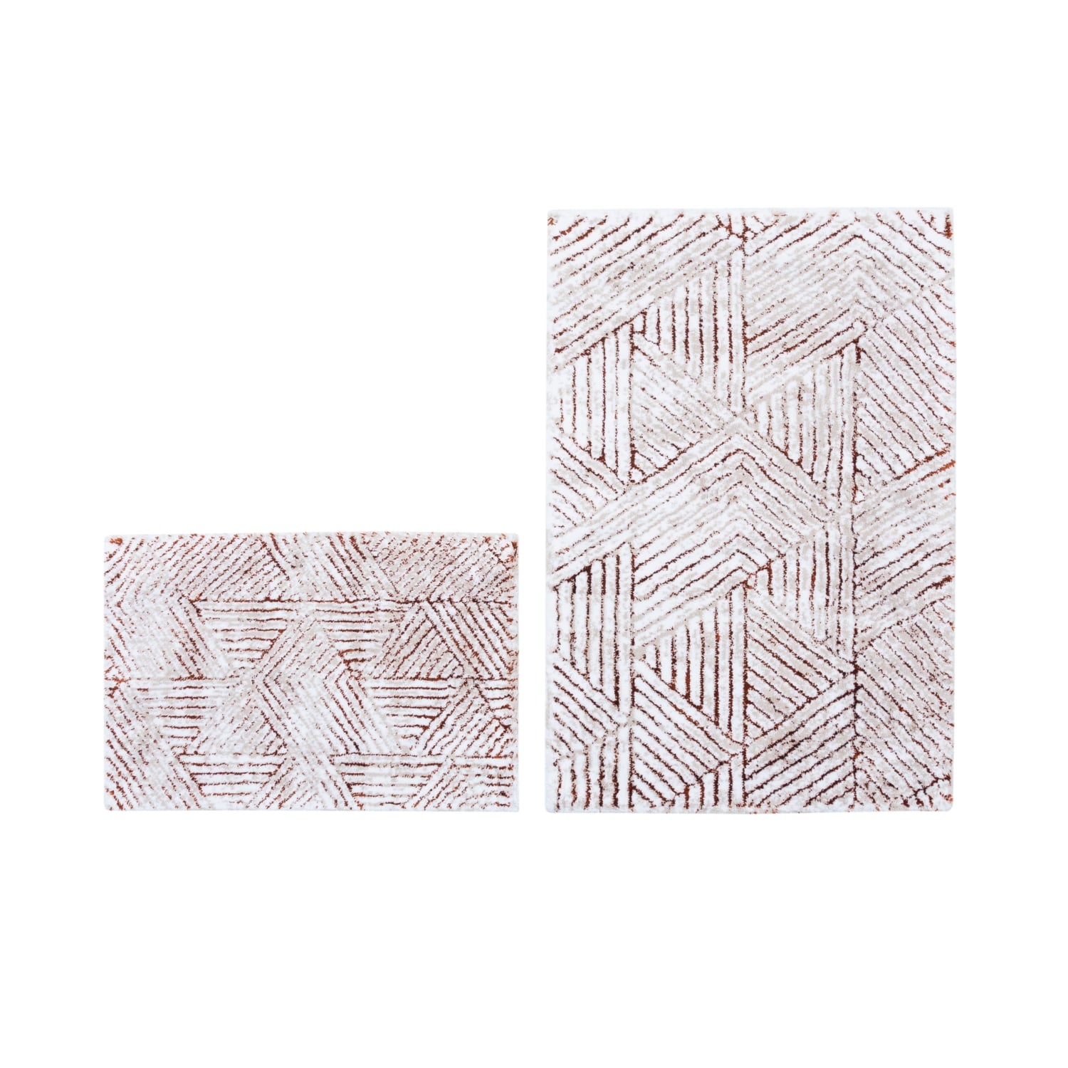 MOTLEY LINE GRİ KİREMİT 2'Lİ BANYO PASPAS SETİ