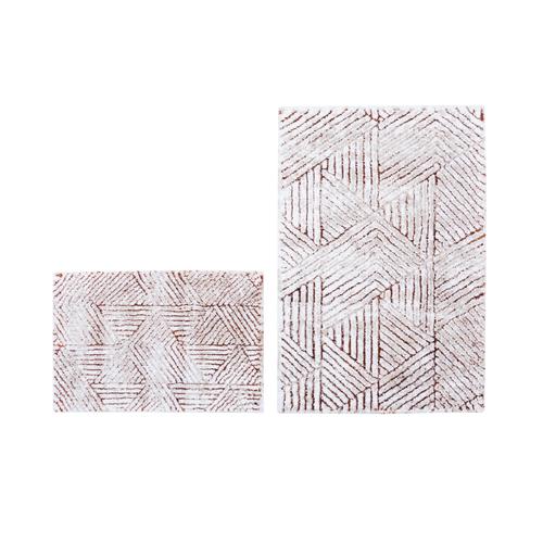  MOTLEY LINE GRİ KİREMİT 2'Lİ BANYO PASPAS SETİ