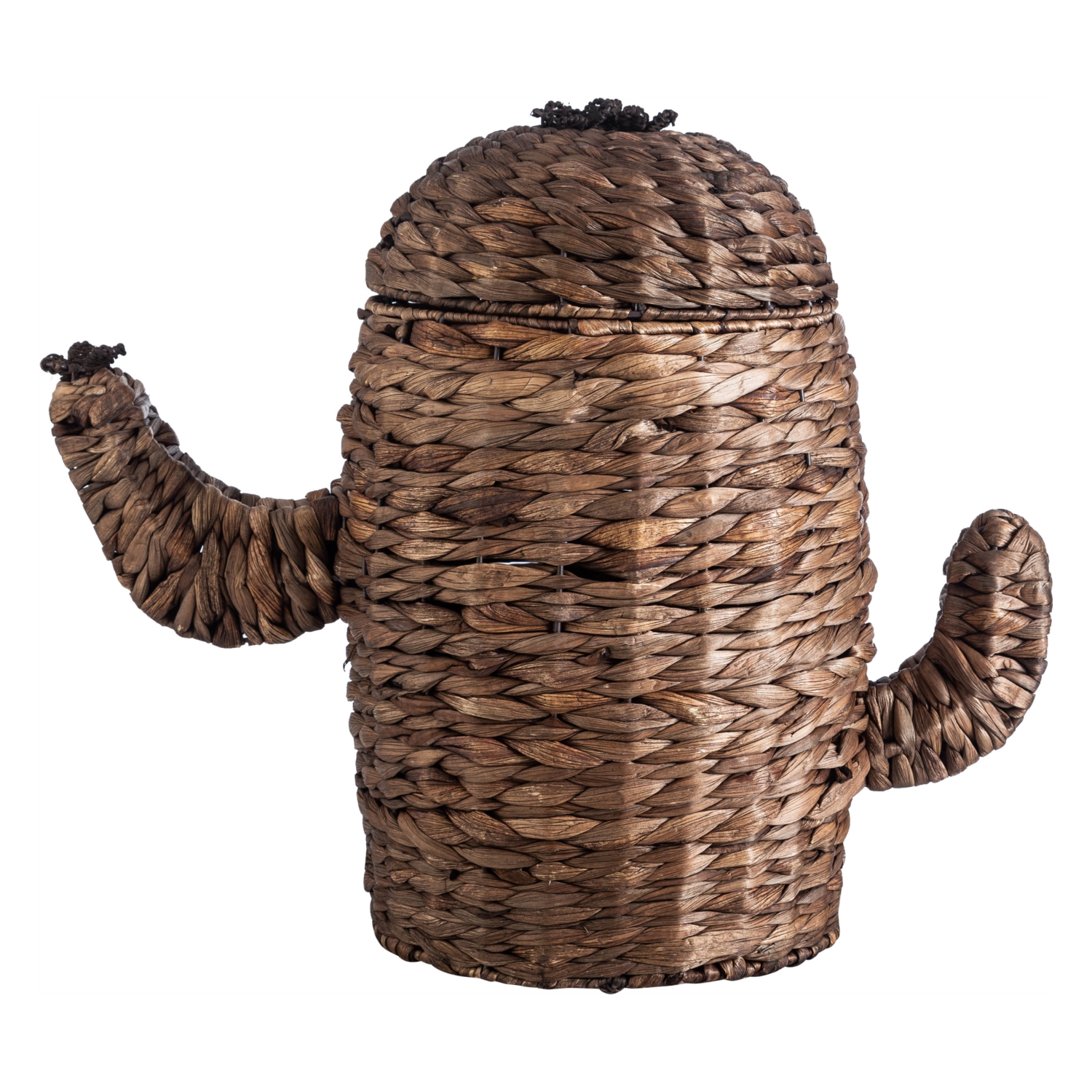 KAKTÜS HASIR KAPAKLI SEPET 52X43CM