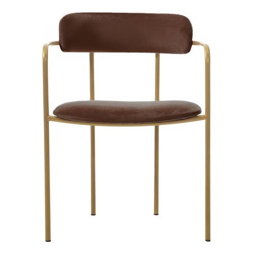  BRONX  KOLÇAKLI SANDALYE KOYU KAHVE