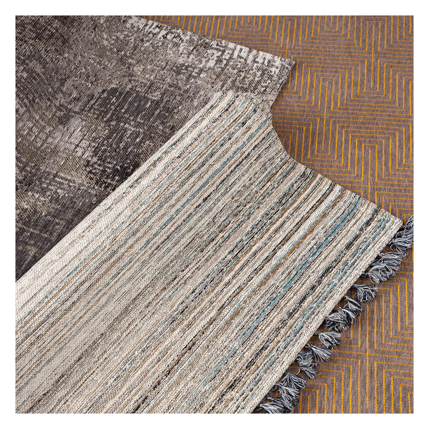 MIRROR HALI GRİ BEJ 160X230CM