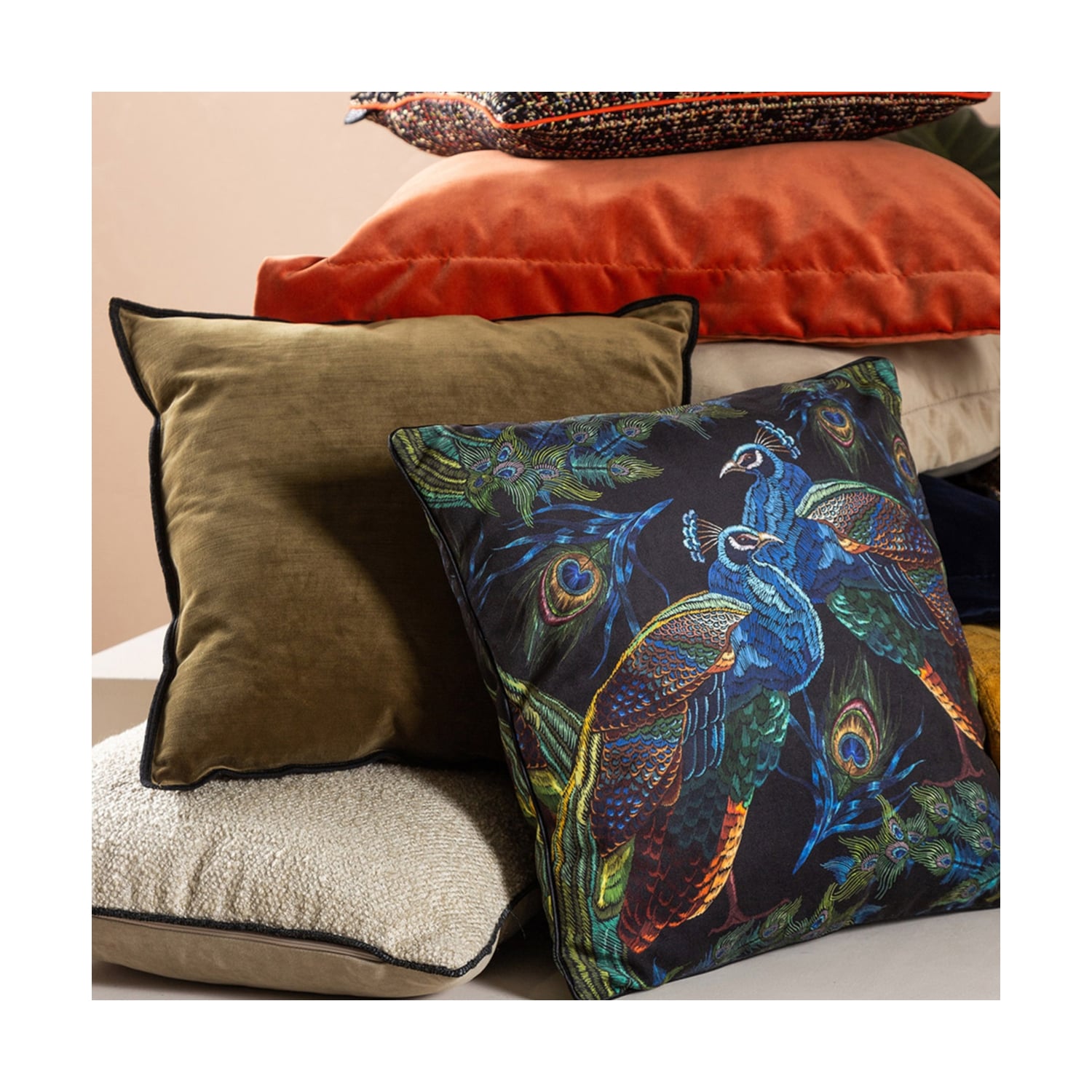 PETIT KIRLENT TAVUSKUŞU BİYELİ 45X45