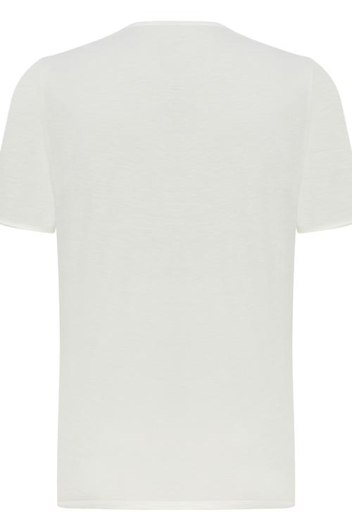  V YAKA KISA KOLLU BASIC T-SHIRT