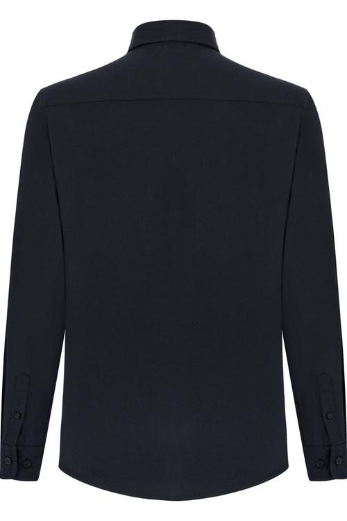  PAMUK VİSKON KARIŞIMLI REGULAR FIT GÖMLEK