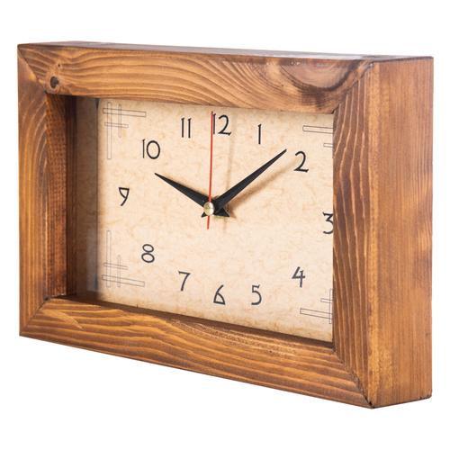  LAURA AHŞAP MASA SAATİ 30X20 CM