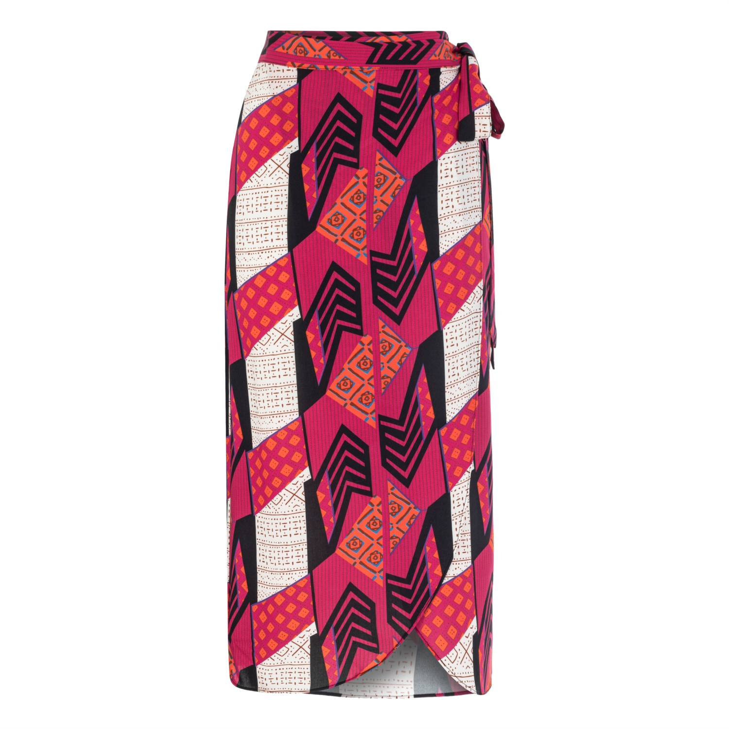 DESENLİ MİDİ ANVELOP ETEK