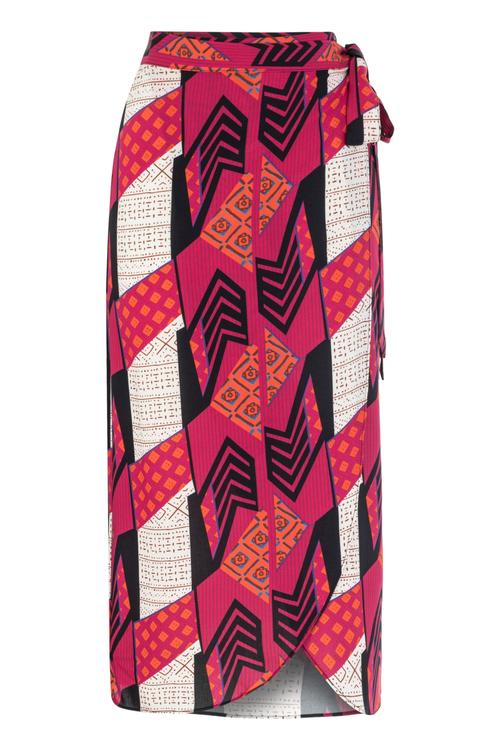  DESENLİ MİDİ ANVELOP ETEK