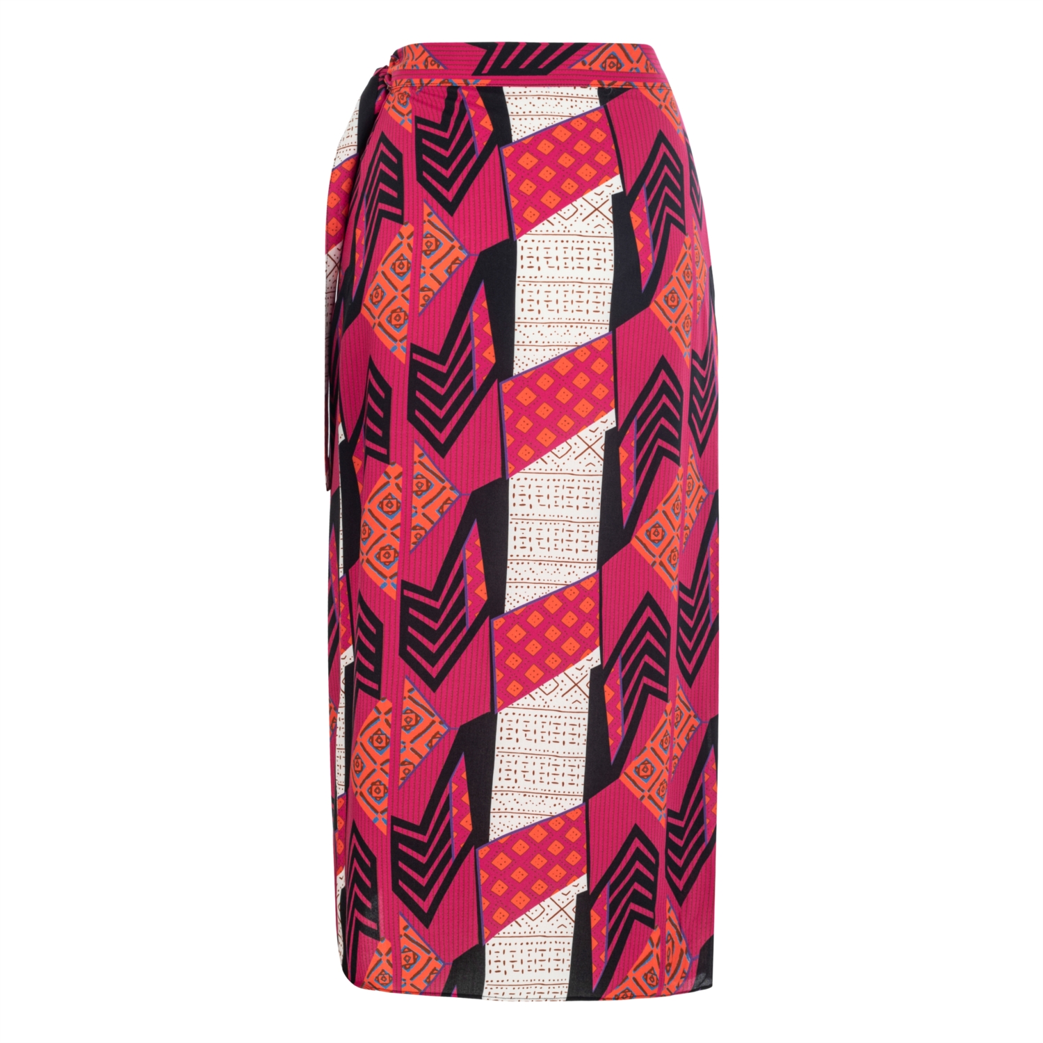 DESENLİ MİDİ ANVELOP ETEK