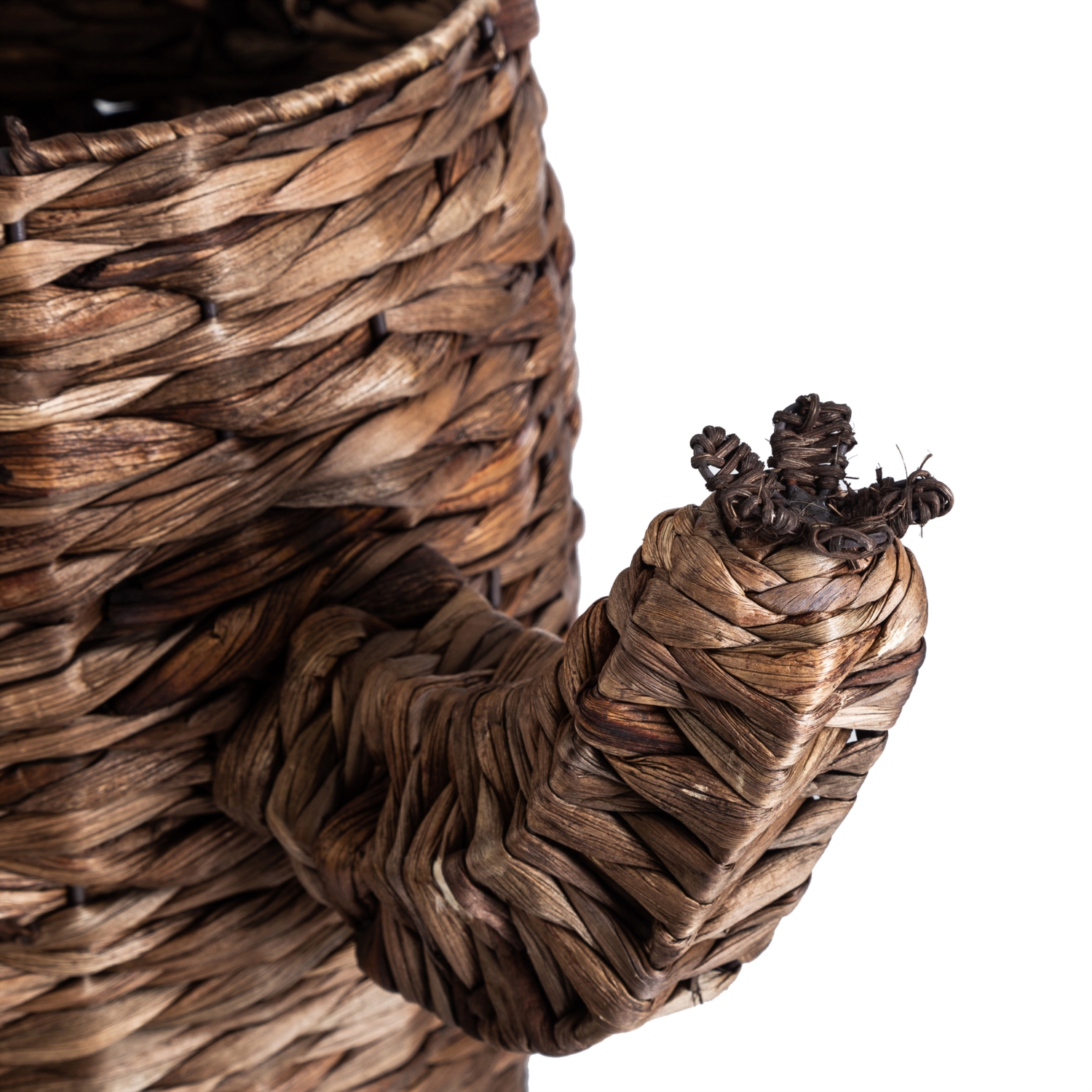 KAKTÜS HASIR KAPAKLI SEPET 52X43CM