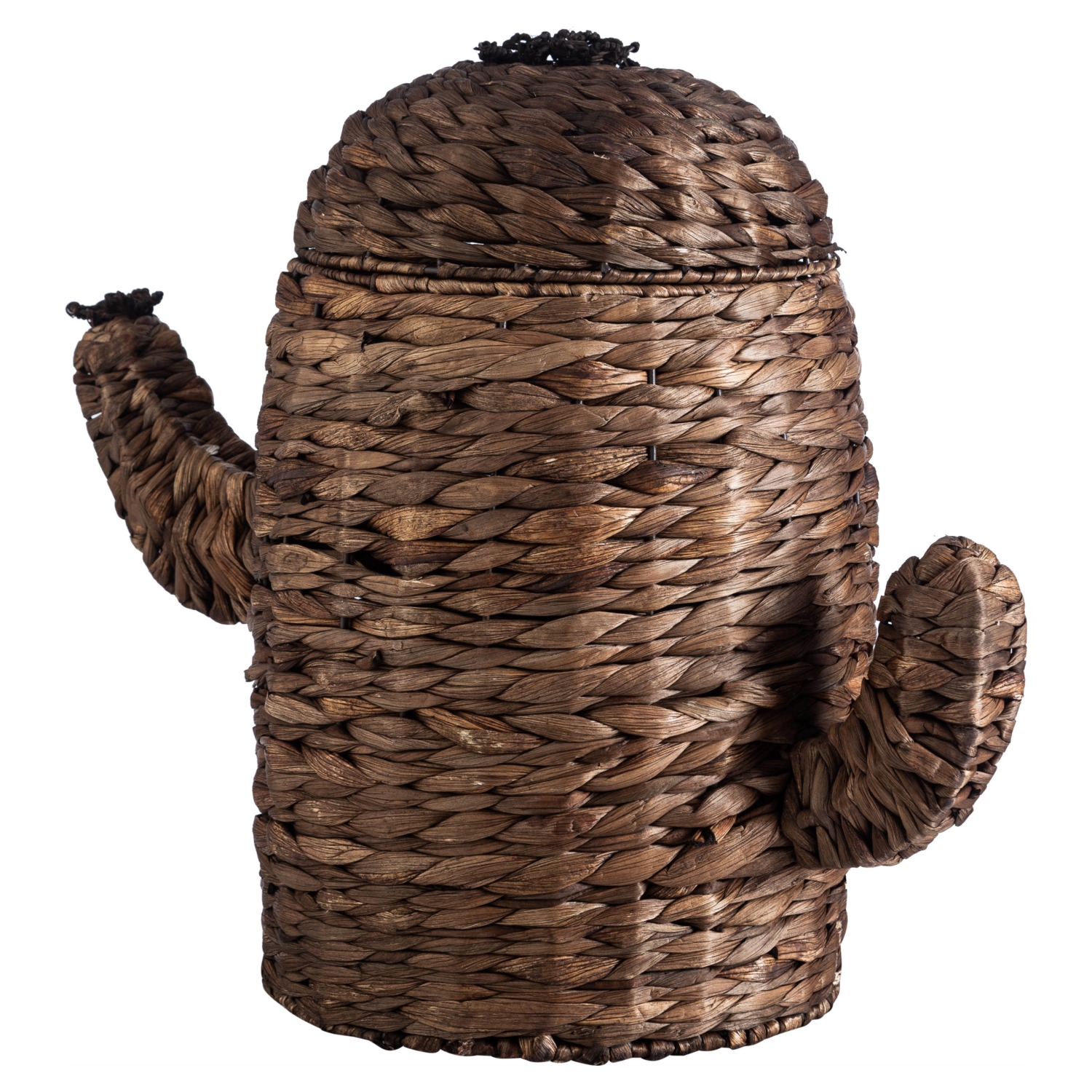 KAKTÜS HASIR KAPAKLI SEPET 52X43CM