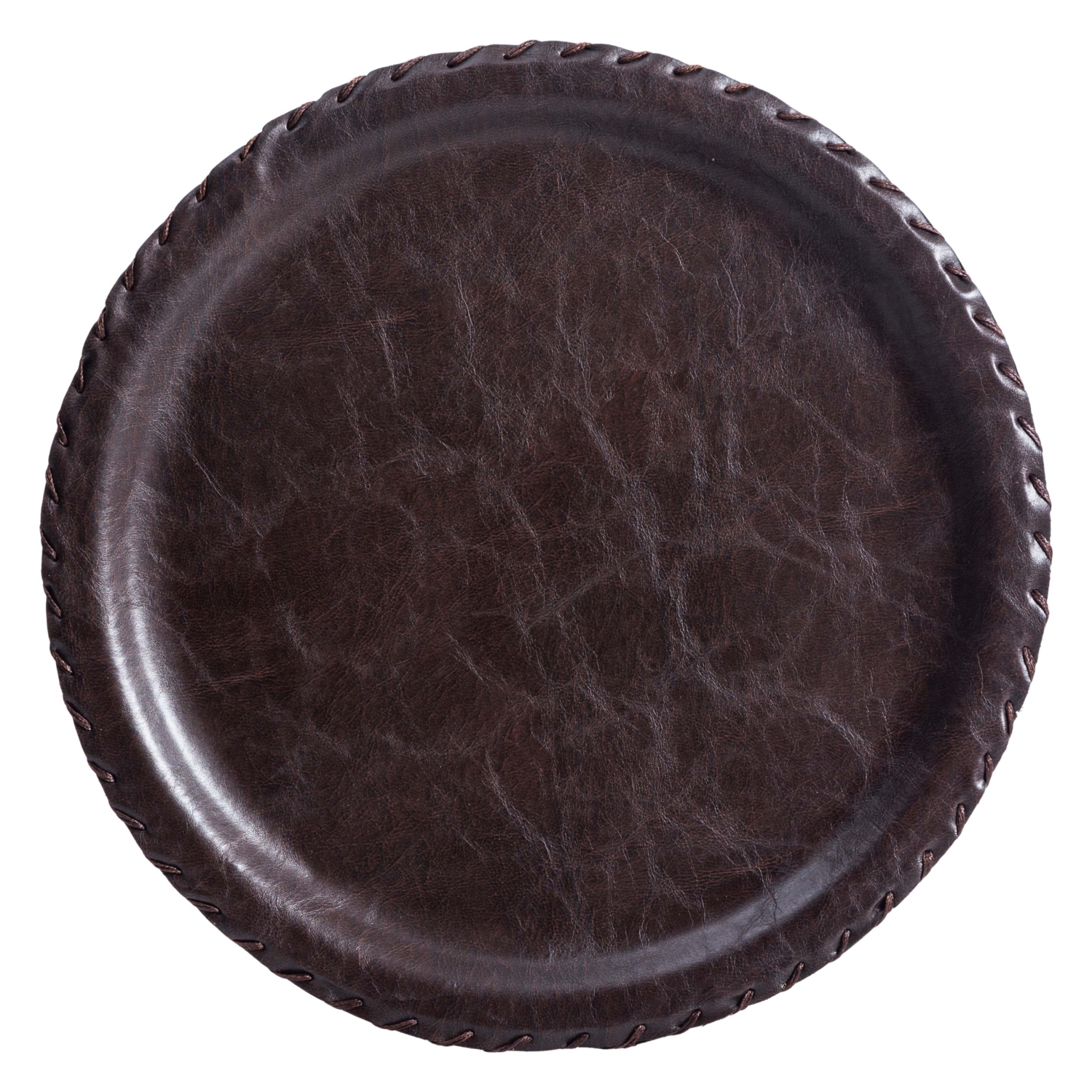 VINTAGE TEPSİ YUVARLAK KAHVERENGİ 33 CM
