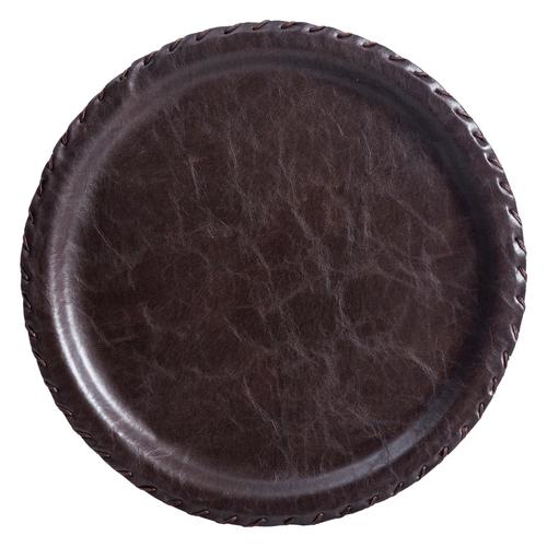  VINTAGE TEPSİ YUVARLAK KAHVERENGİ 33 CM