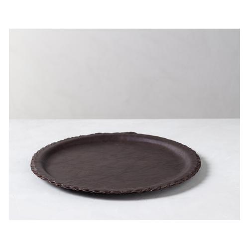  VINTAGE TEPSİ YUVARLAK KAHVERENGİ 33 CM