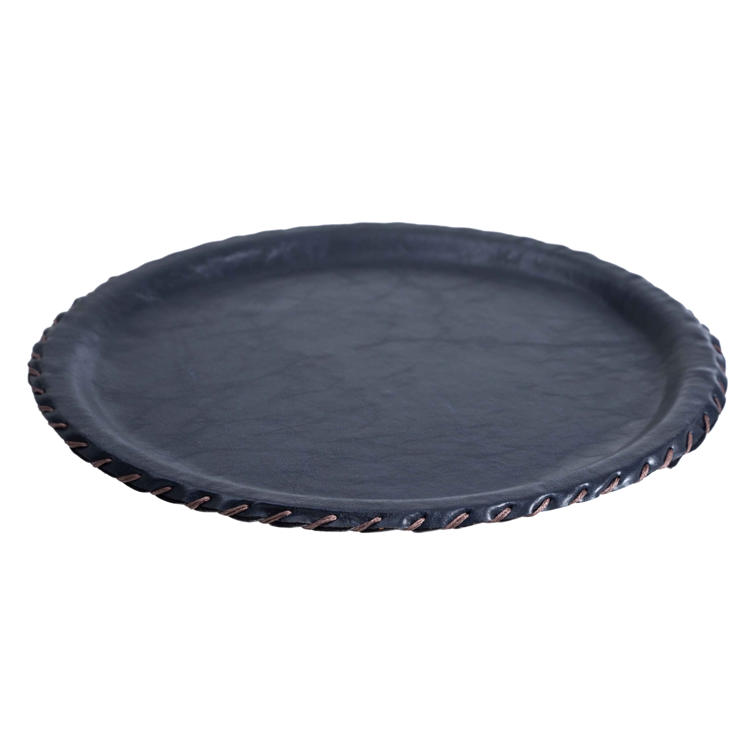 VINTAGE TEPSİ YUVARLAK LACİVERT 33 CM