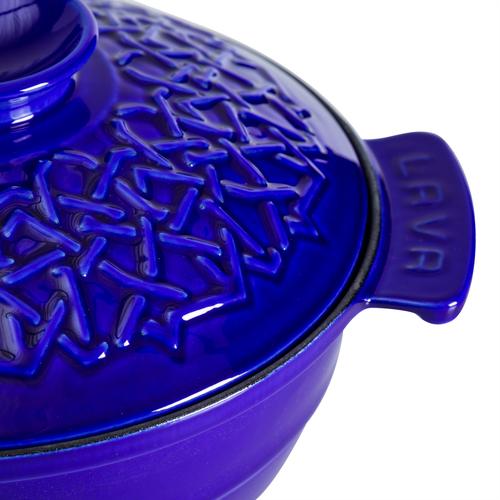  LAVA DERİN TENCERE MAVİ YEKPARE KULP 26CM