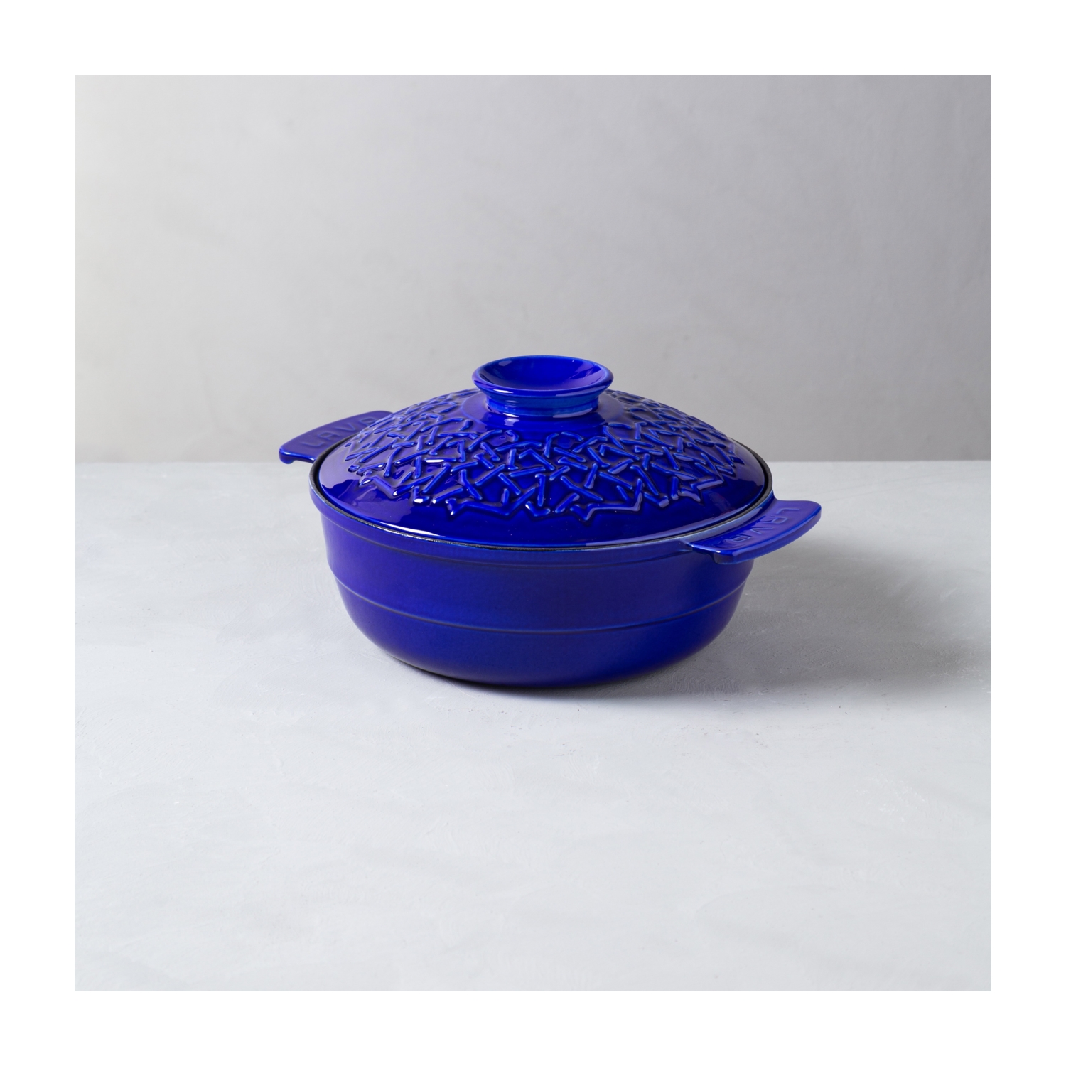 LAVA DERİN TENCERE MAVİ YEKPARE KULP 26CM