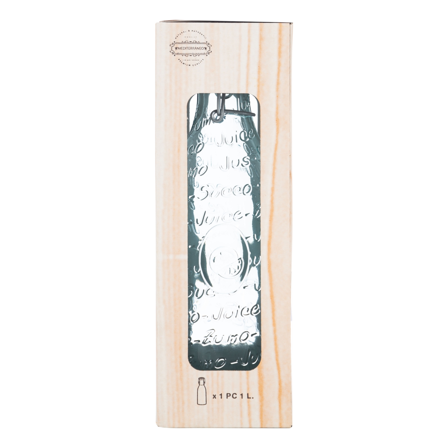 RECYCLE CAM ŞİŞE TIPA KAPAKLI 1 LİTRE