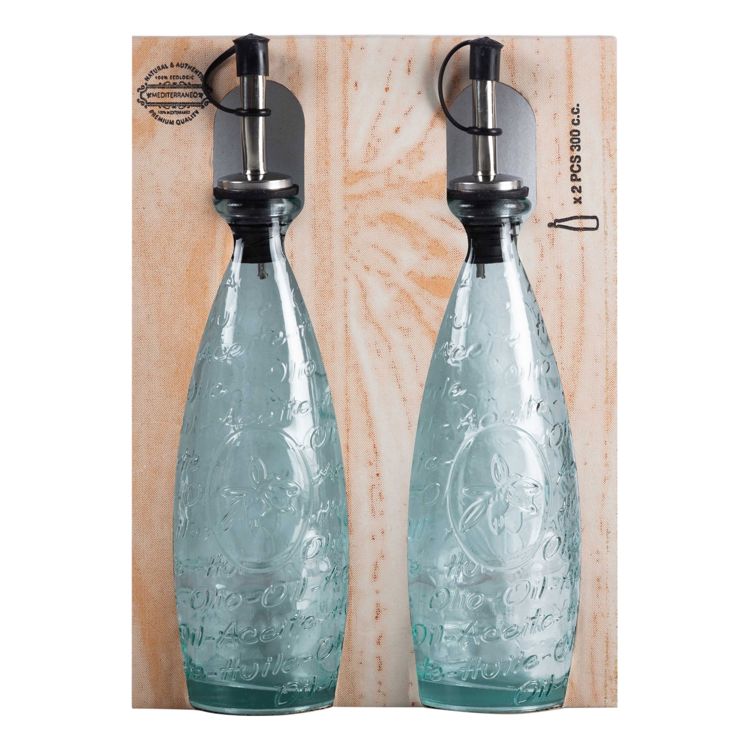 RECYCLE CAM YAĞ ŞİŞESİ 2Lİ SET  300CC