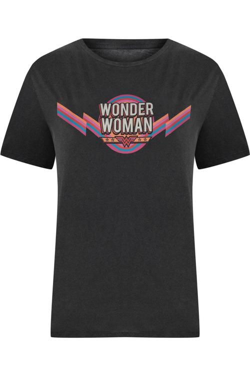  WONDER WOMAN BİSİKLET YAKA T-SHIRT