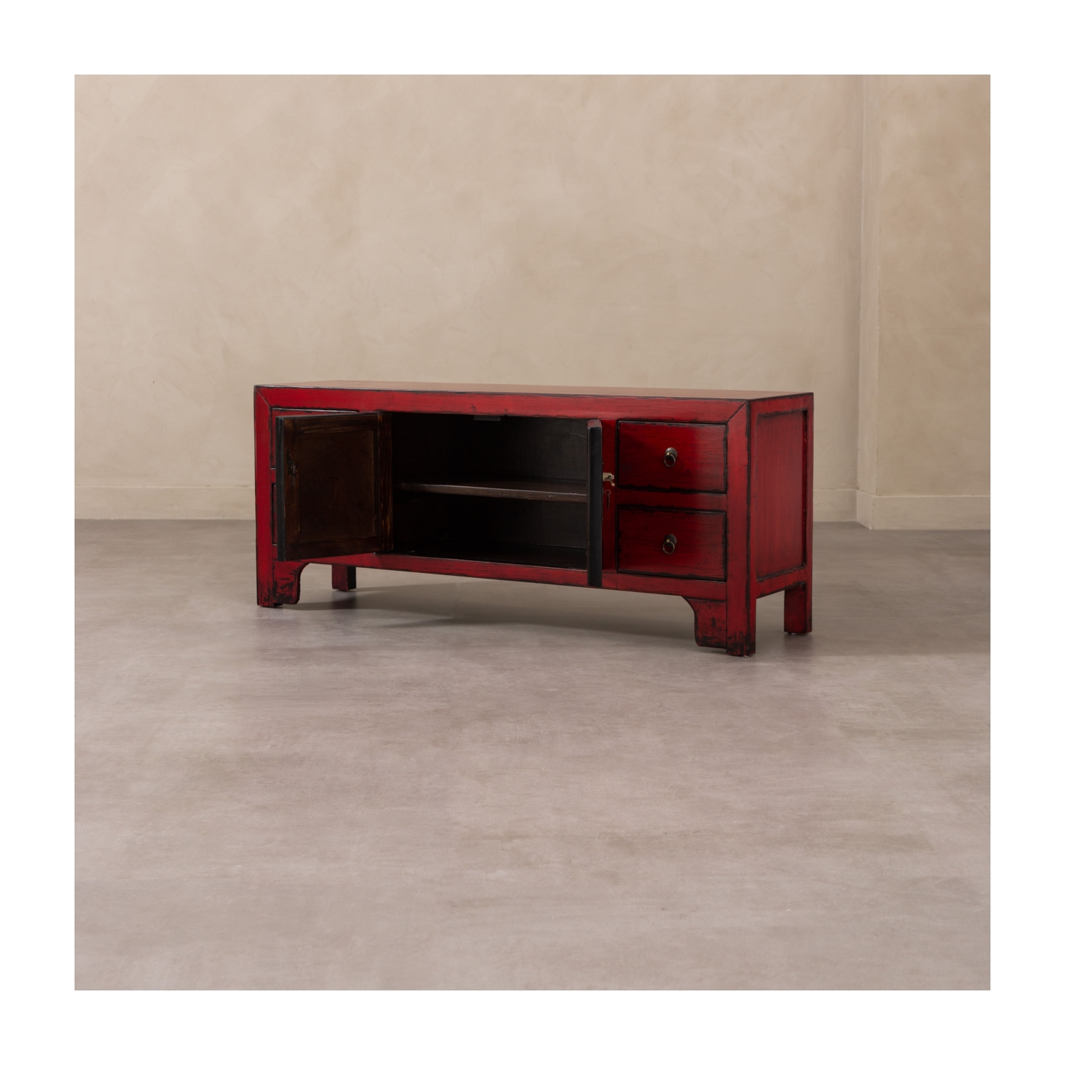 GAMBO MASİF AHŞAP TV KONSOLU