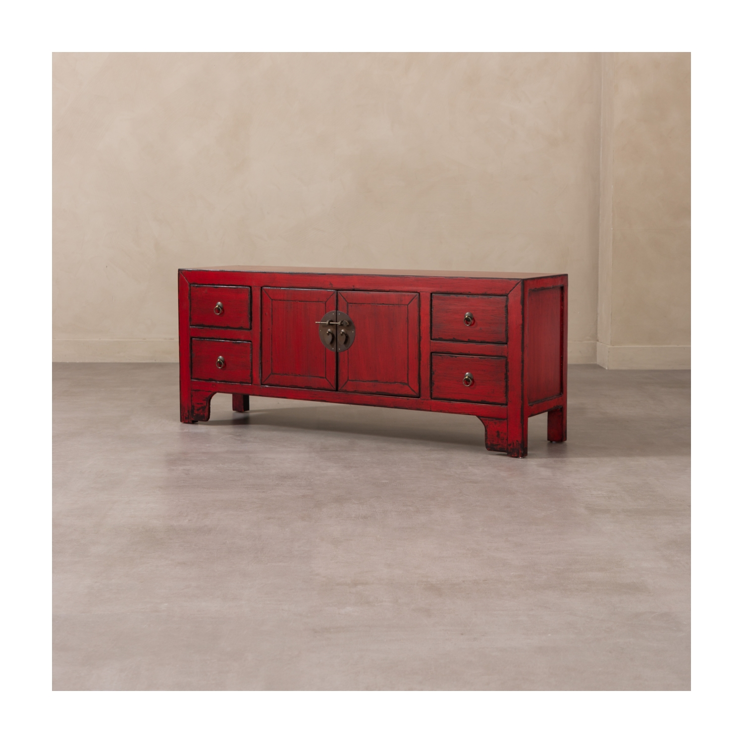 GAMBO MASİF AHŞAP TV KONSOLU