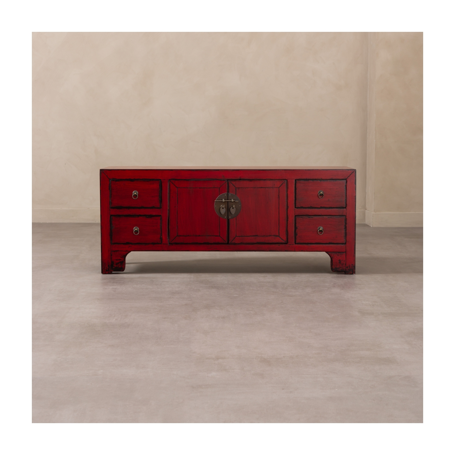 GAMBO MASİF AHŞAP TV KONSOLU