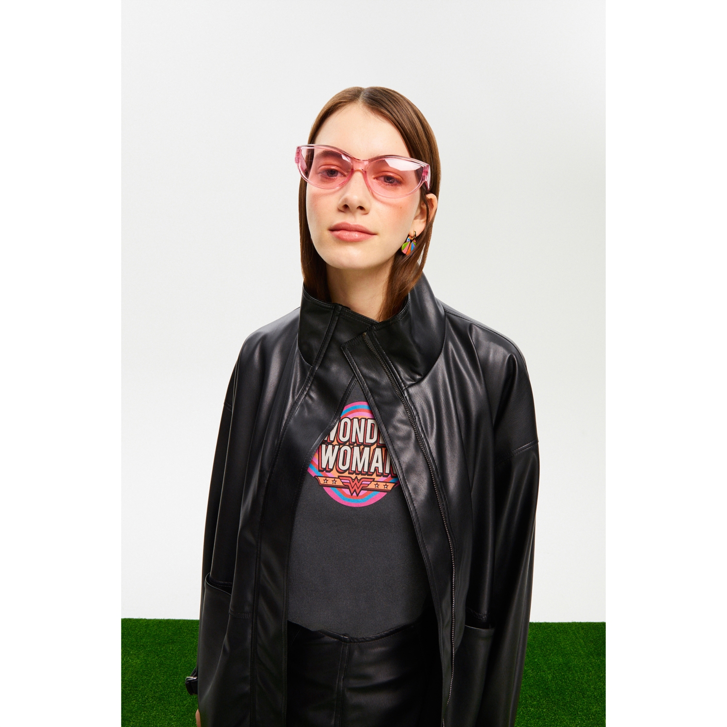 WONDER WOMAN BİSİKLET YAKA T-SHIRT