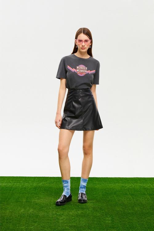  WONDER WOMAN BİSİKLET YAKA T-SHIRT