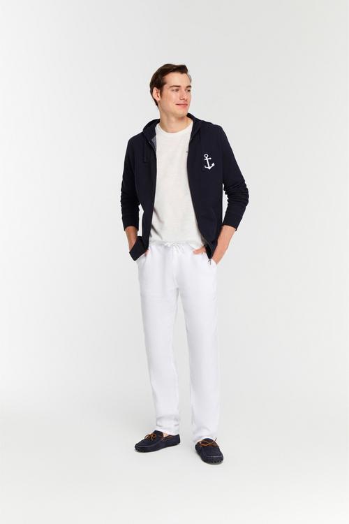  ÇAPA DESENLİ KAPÜŞONLU SWEATSHIRT