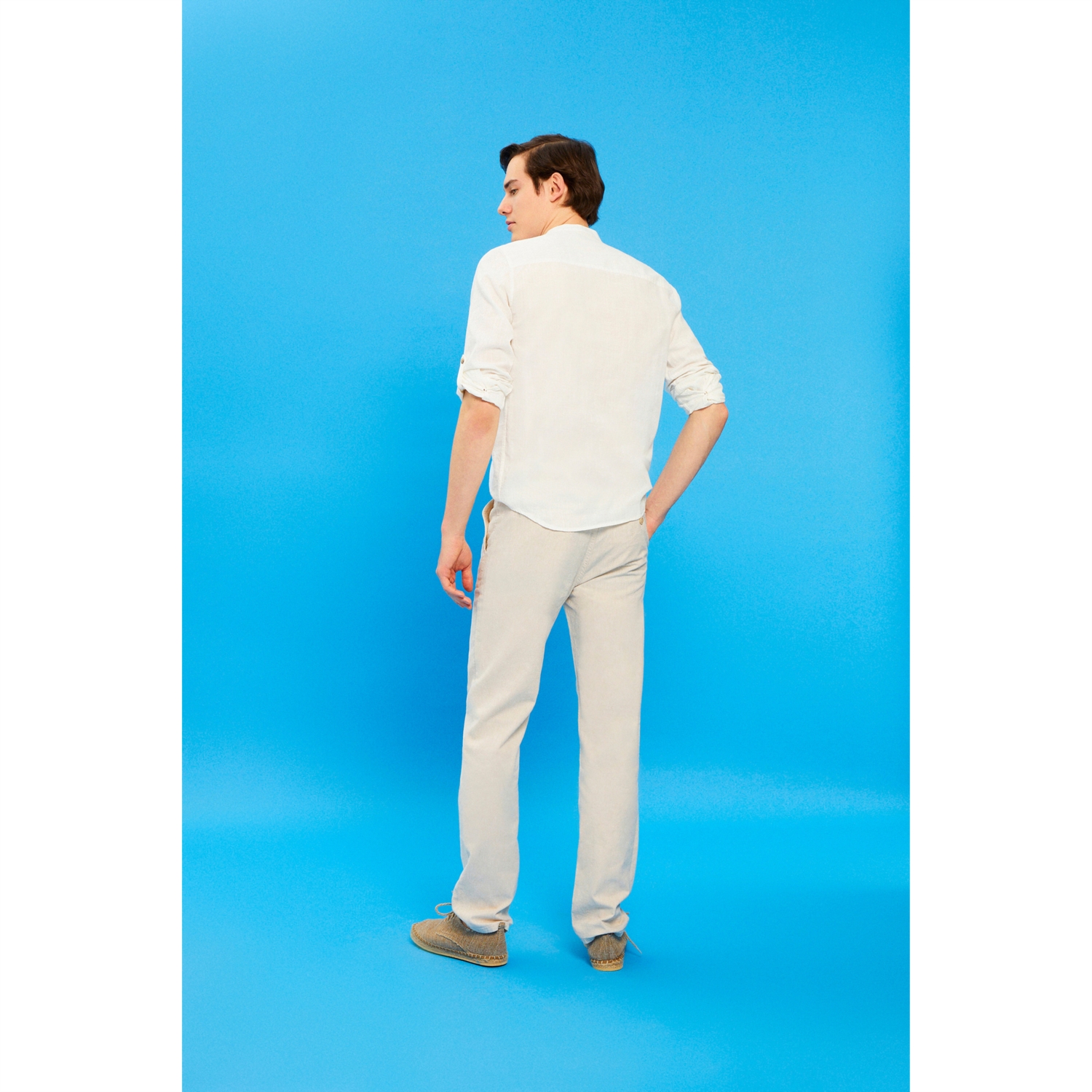 KETEN KARIŞIMLI CHINO PANTOLON