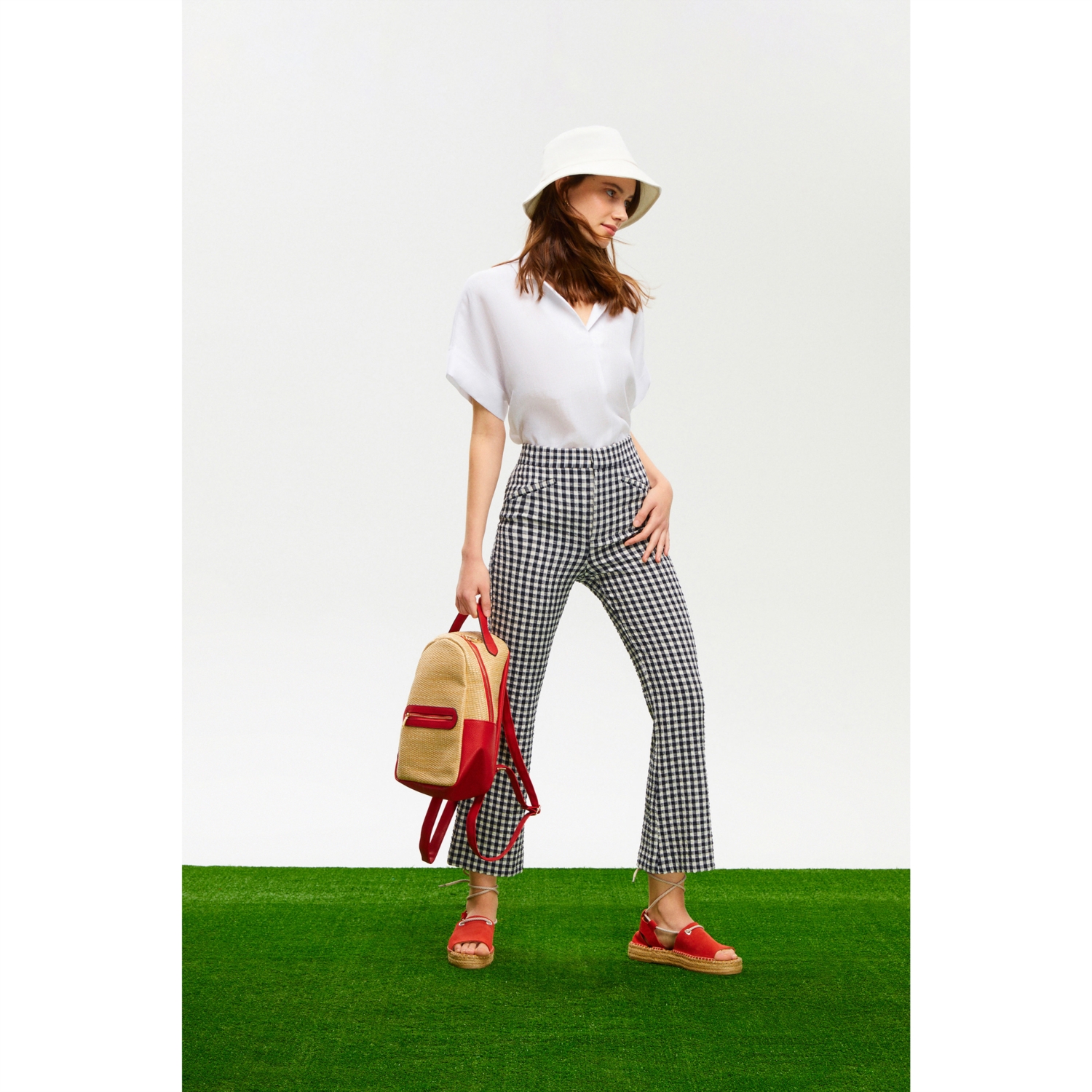 EKOSELİ KISA İSPANYOL PAÇA PANTOLON