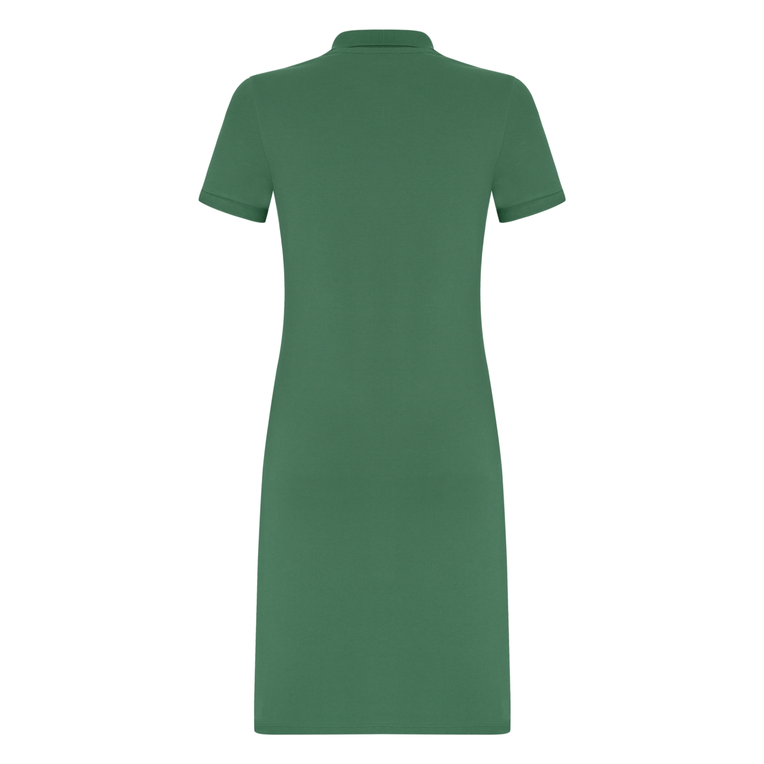 POLO YAKA KISA KOLLU DÜZ KESİM MİNİ ELBİSE