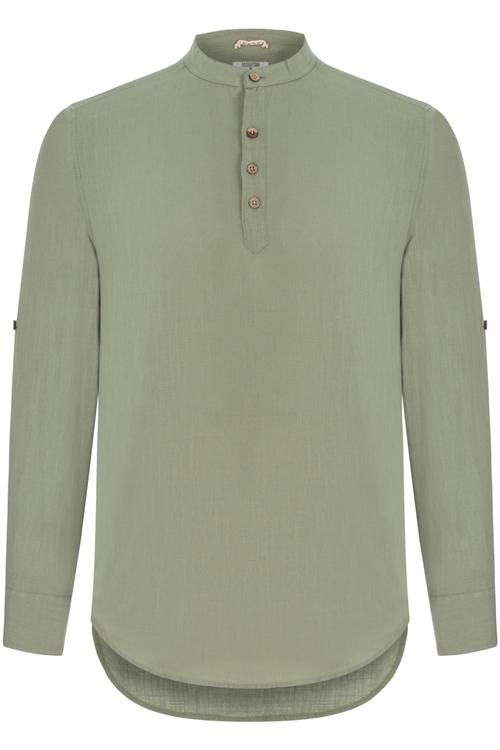  HAKİM YAKA REGULAR FIT PAMUKLU GÖMLEK