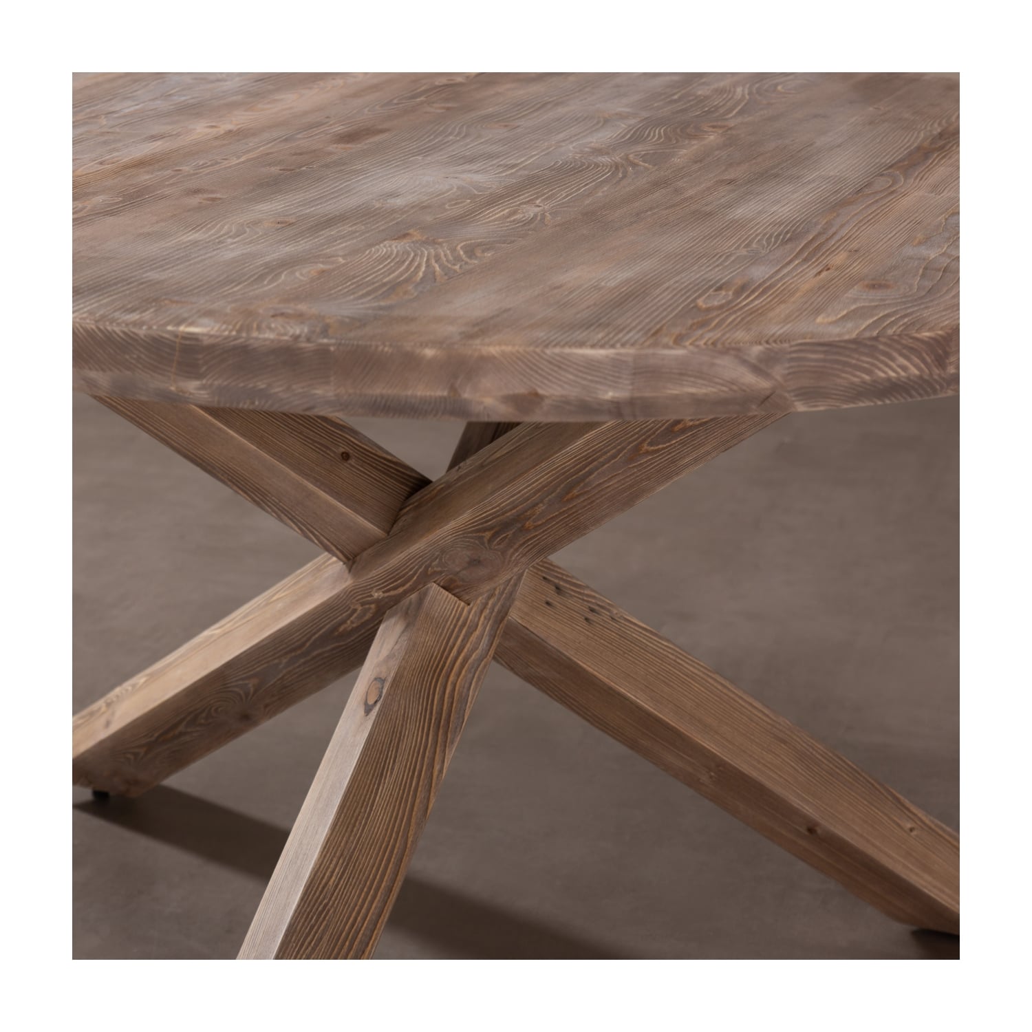 TROY MASİF AHŞAP YEMEK MASASI