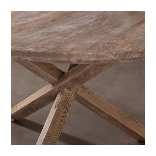  TROY MASİF AHŞAP YEMEK MASASI