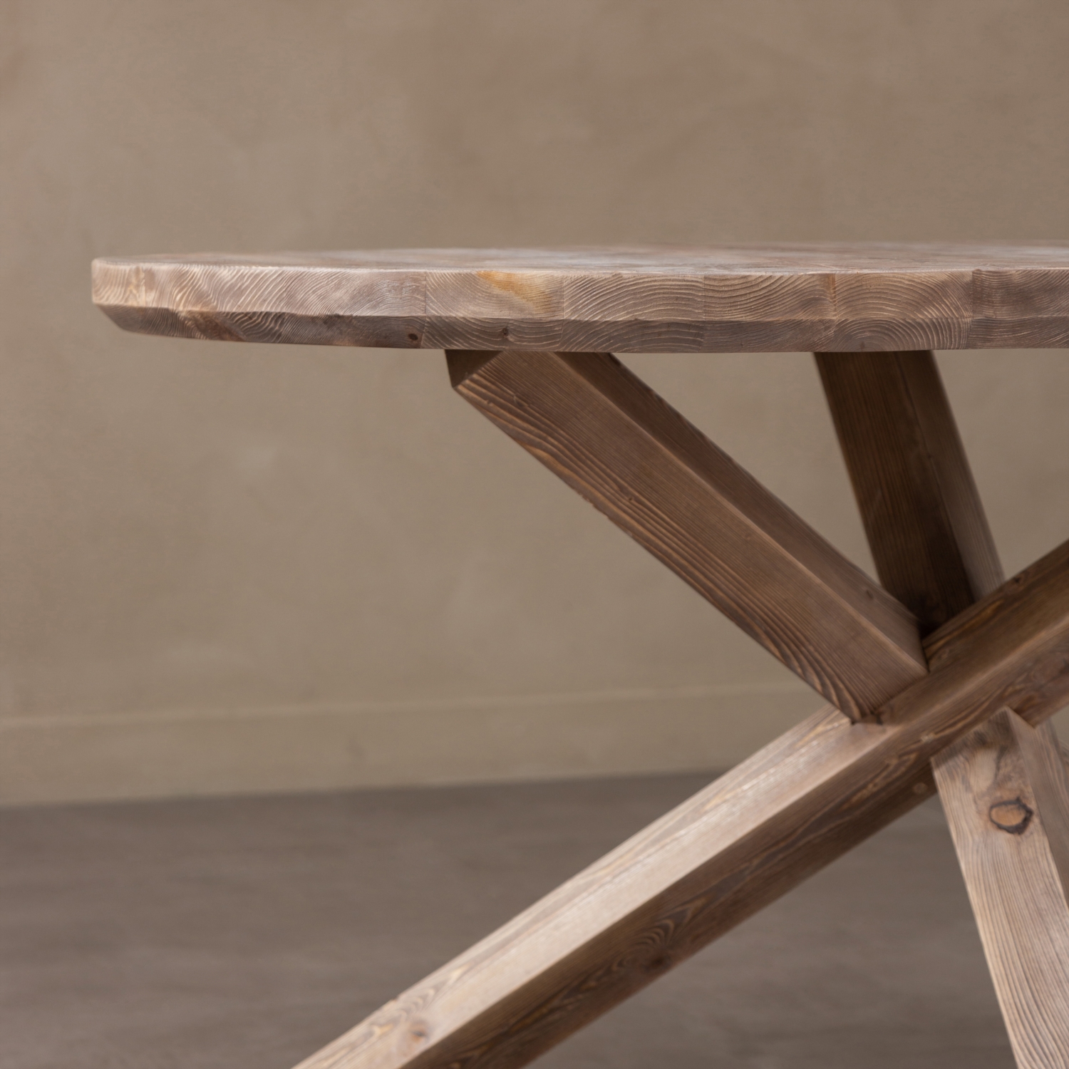 TROY MASİF AHŞAP YEMEK MASASI