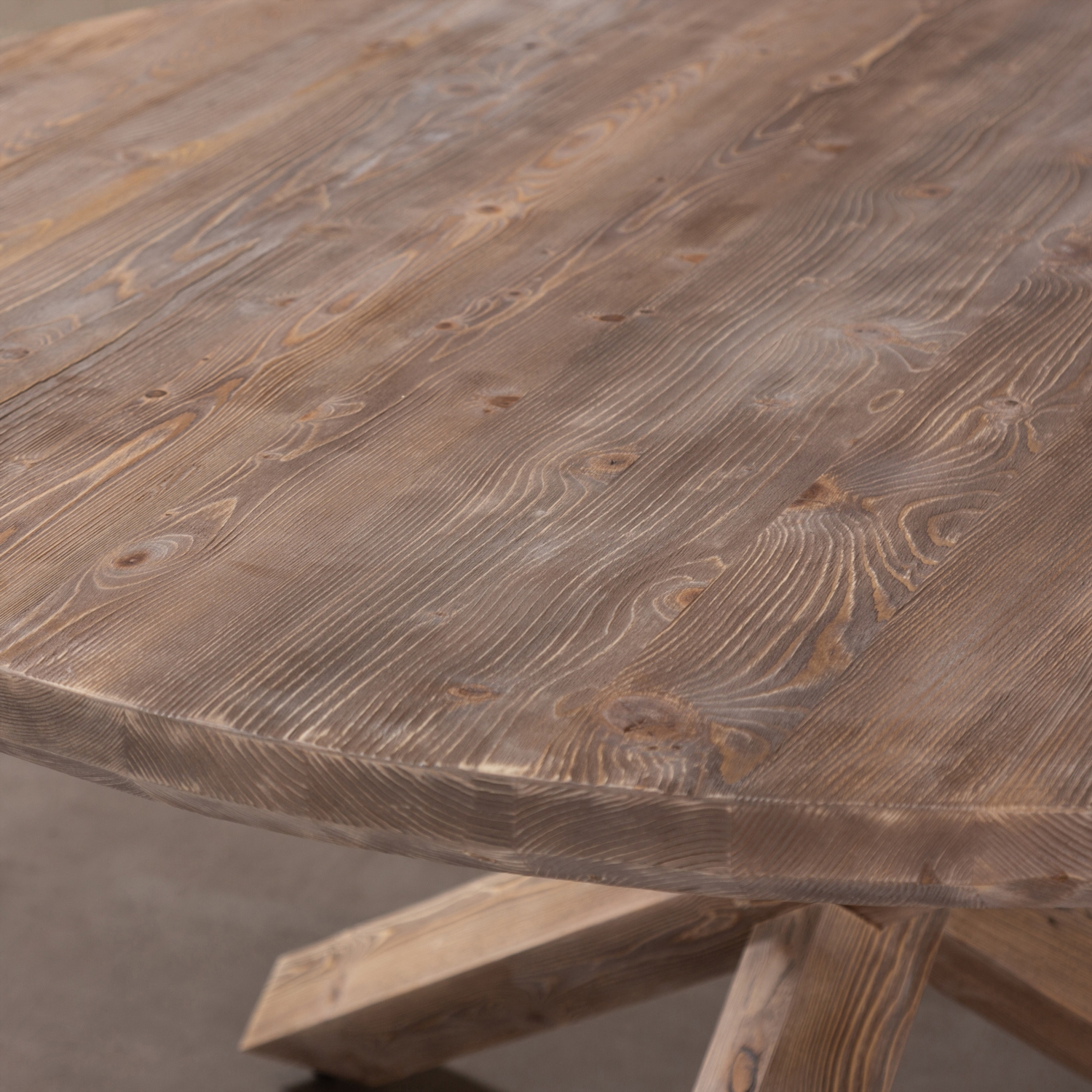 TROY MASİF AHŞAP YEMEK MASASI