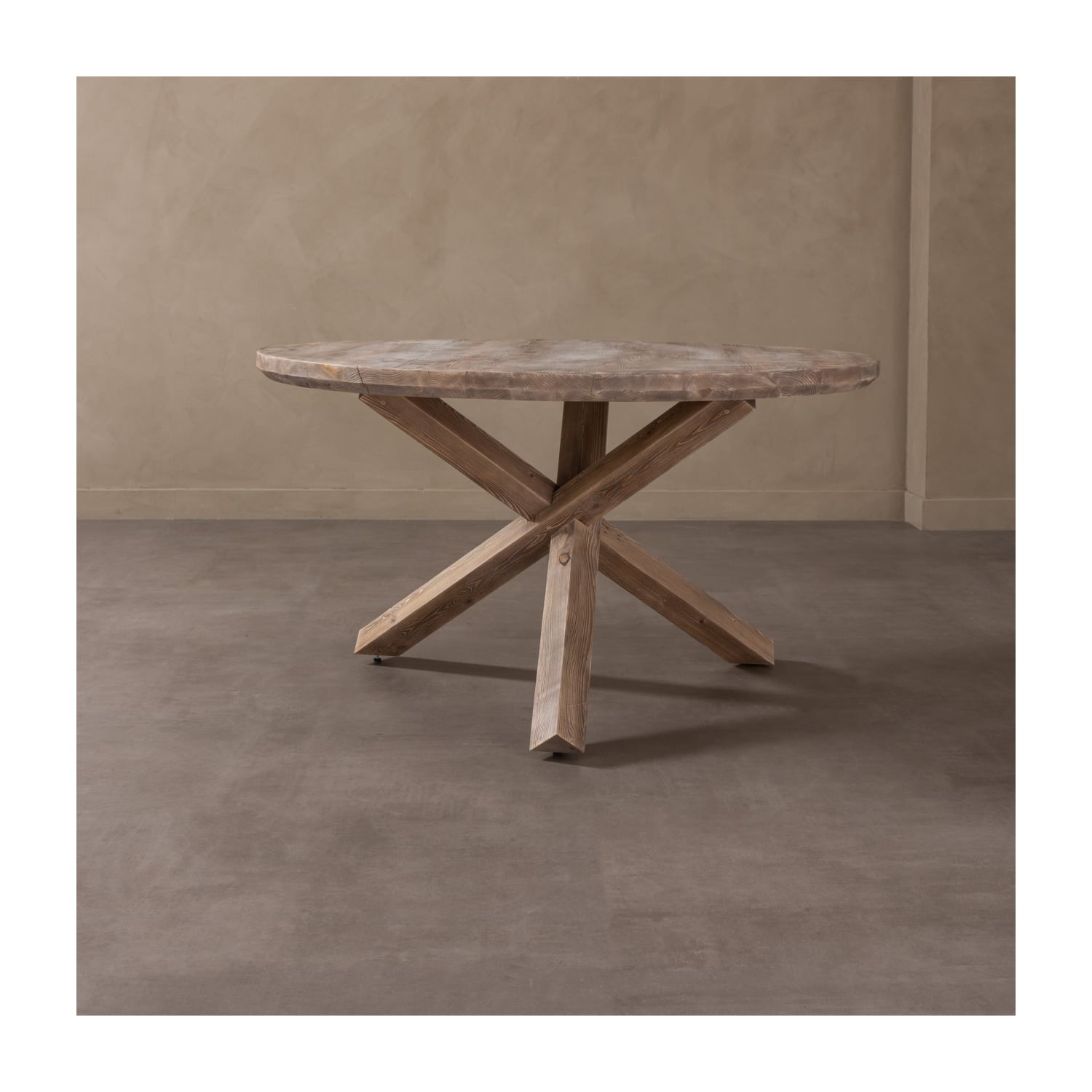 TROY MASİF AHŞAP YEMEK MASASI