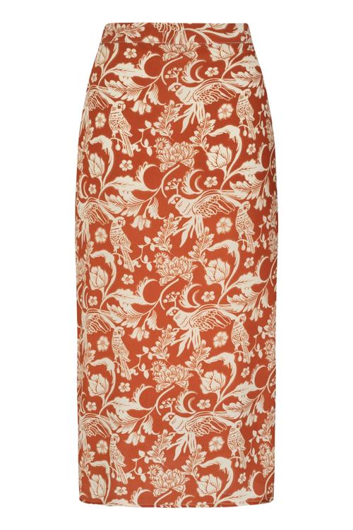  BASKILI MİDİ ANVELOP ETEK