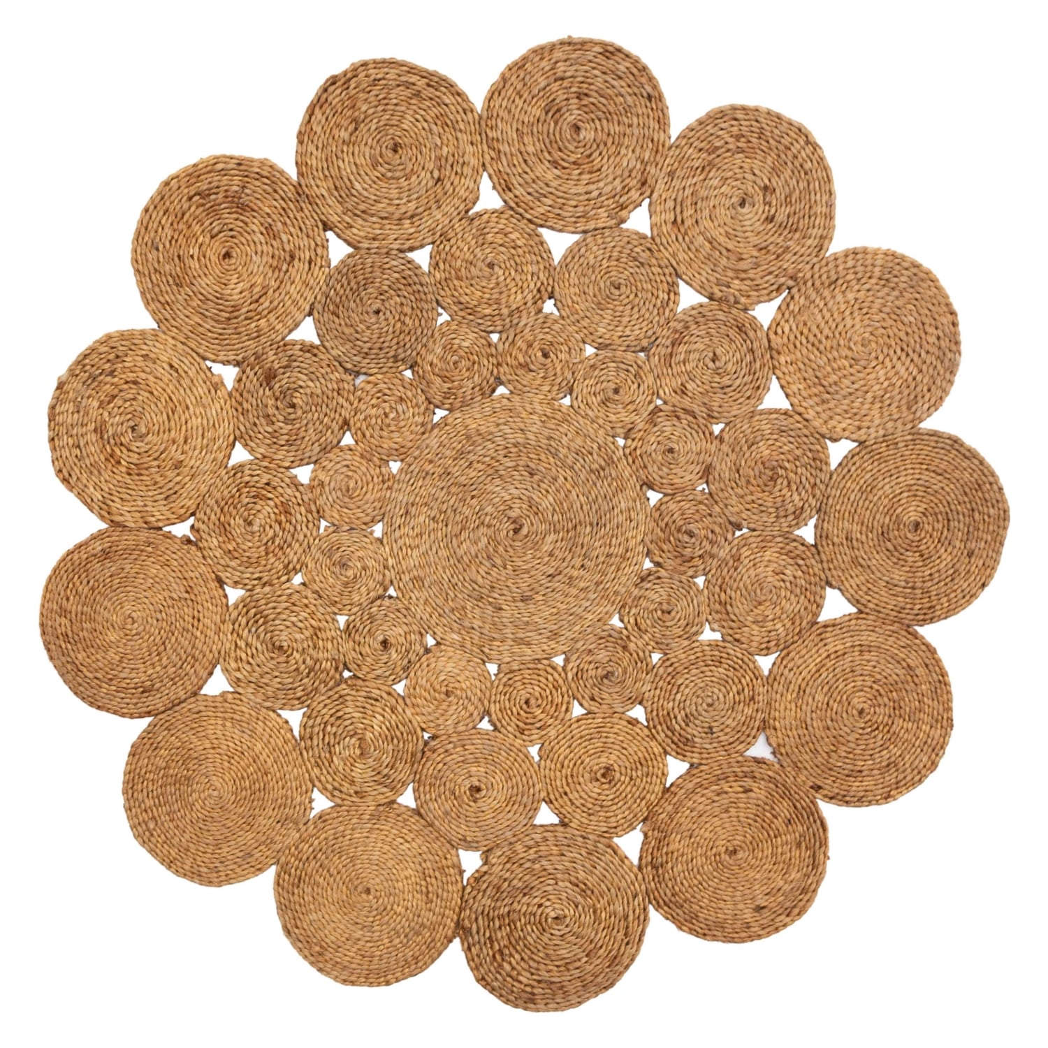 LINDA YUVARLAK JÜT YOLLUK BEJ 120CM