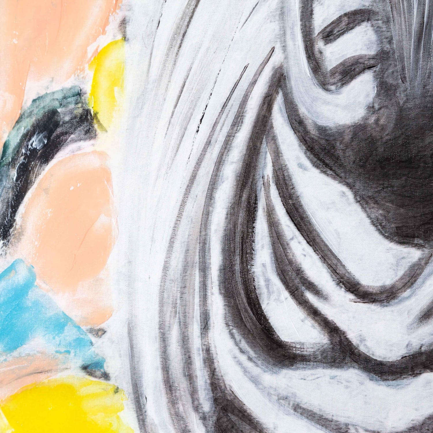 ZEBRA YAĞLIBOYA TABLO 90X120CM