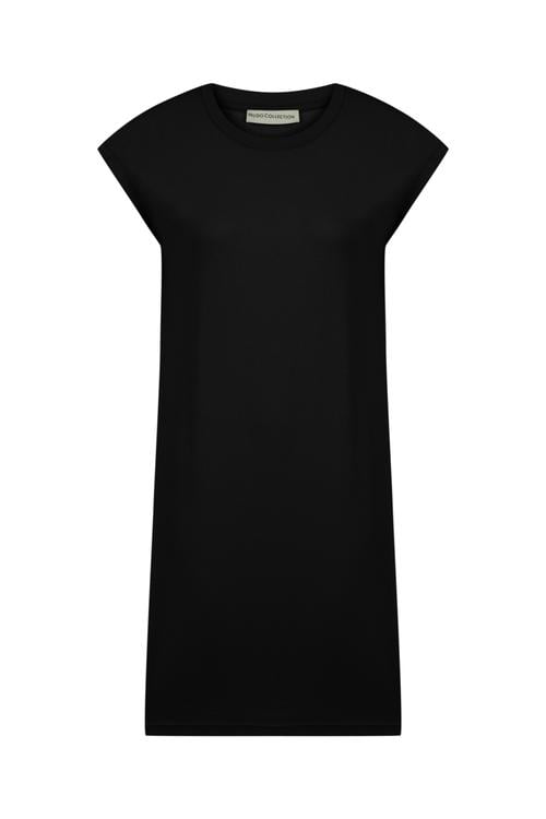  DÜZ KESİM MİNİ BASIC ELBİSE