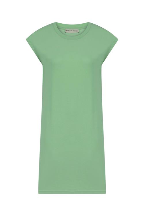  DÜZ KESİM MİNİ BASIC ELBİSE