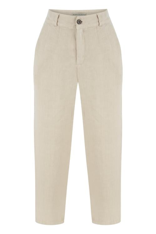  HAVUÇ KESİM KETEN PANTOLON