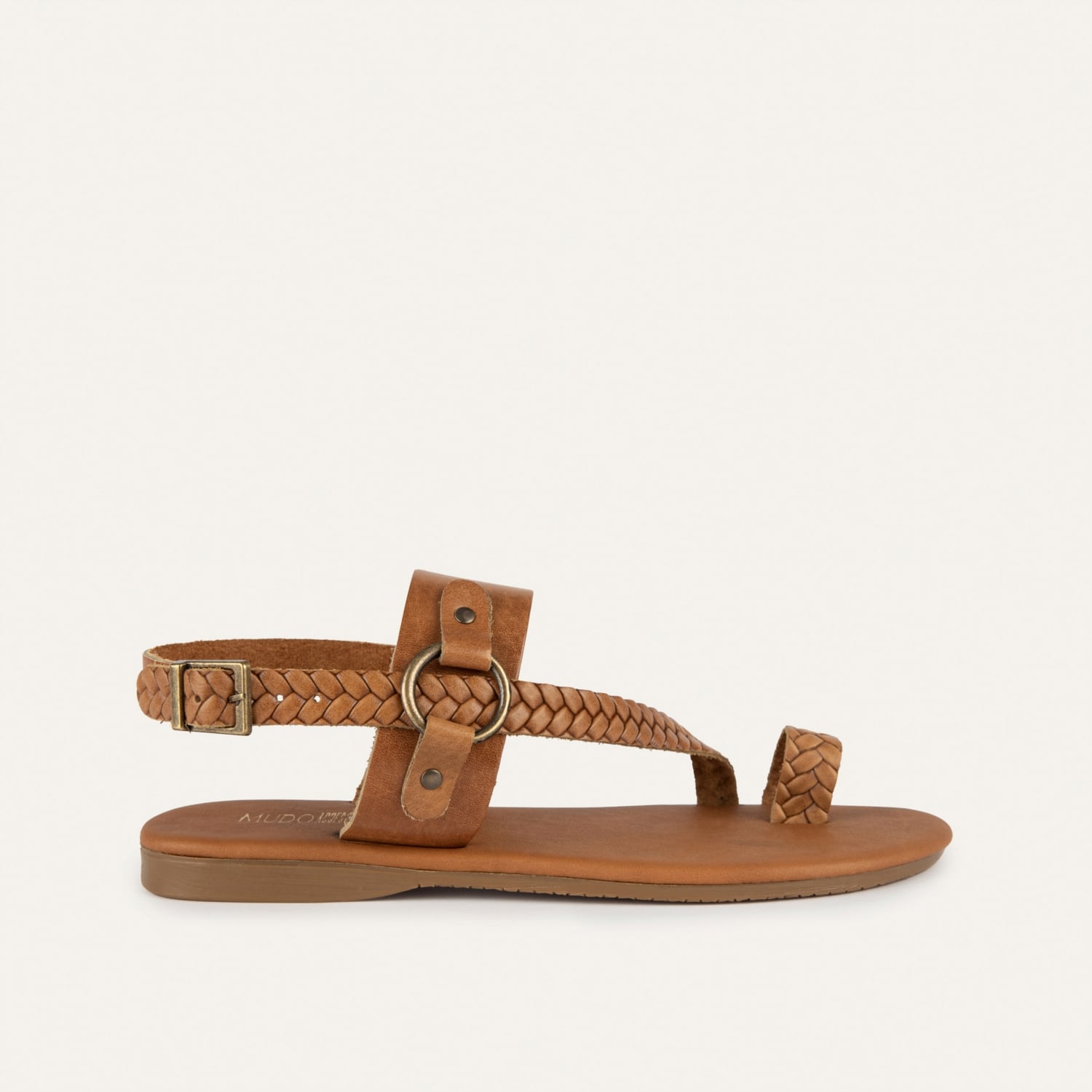 ÖRGÜ BANTLI PARMAK ARASI SANDALET