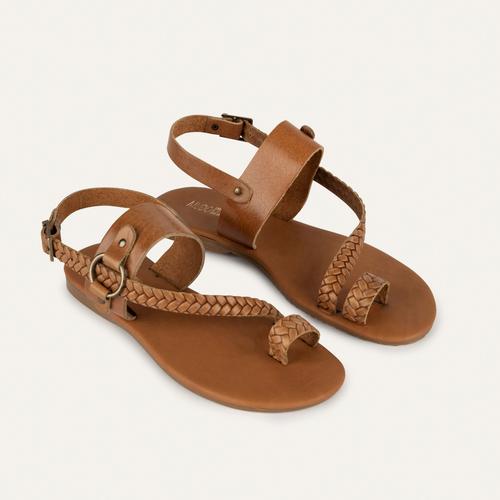  ÖRGÜ BANTLI PARMAK ARASI SANDALET